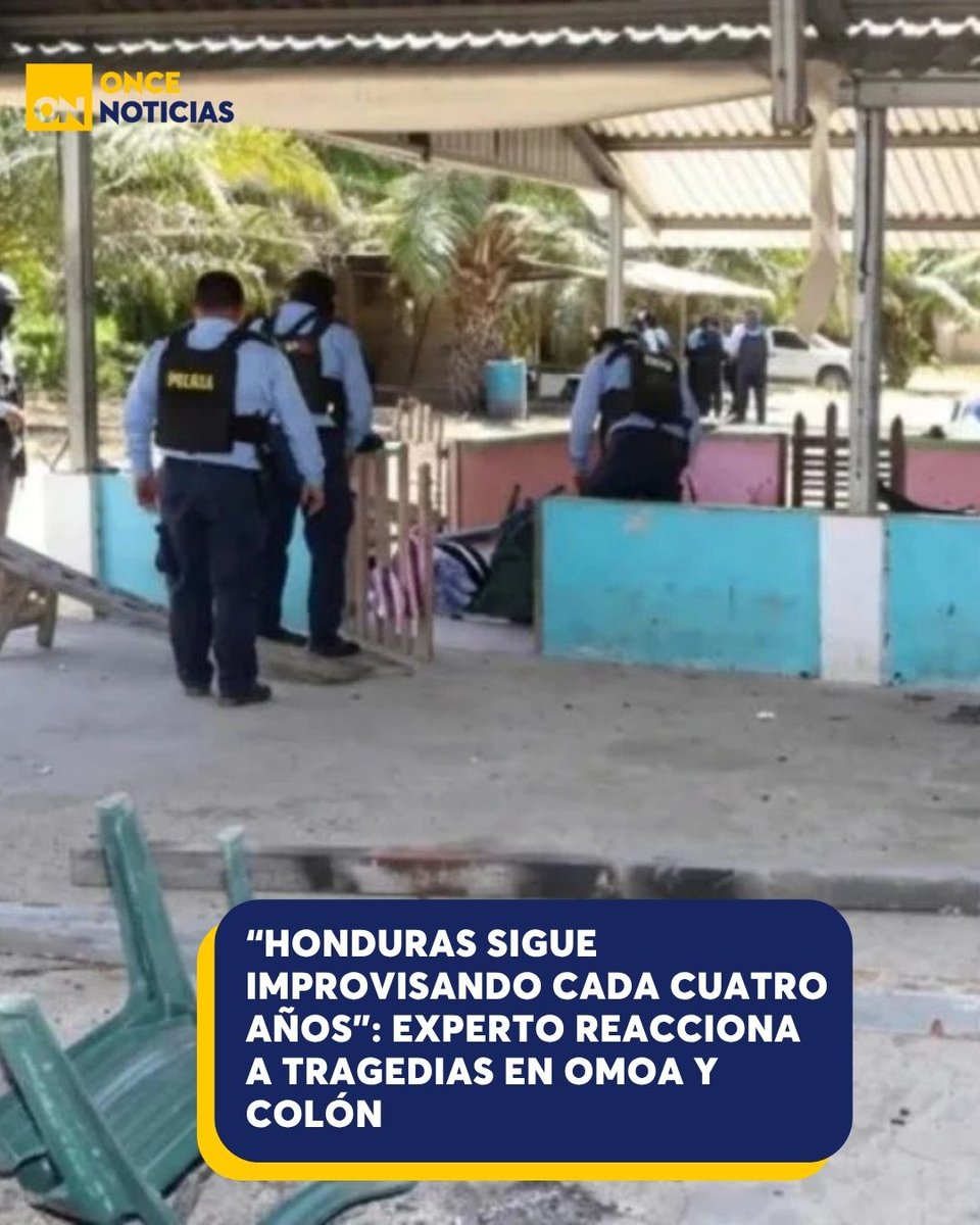 canal11hn's tweet photo. 🟡 | Criminólogo cuestiona operativo en Omoa y pide depuración real tras violencia 🇭🇳
Detalles aquí👉 https://t.co/Xw4e9aZPmP
#Tragedias #Omoa #Colón #Honduras https://t.co/pb11zmC0T7