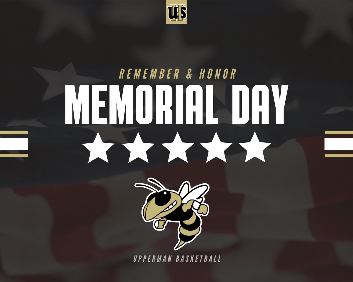 uppermanhoops's tweet photo. On this Memorial Day, we honor those who sacrificed for our freedom. Thank you seems appropriate but doesn’t feel like enough. 🇺🇸 https://t.co/IFSeyZxnaj