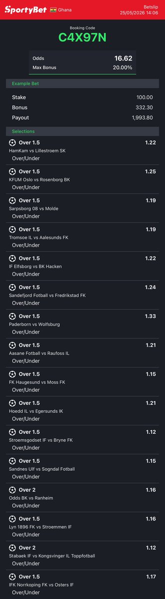 Game_Analyzer1's tweet photo. C4X97N - Over 1.5 Goals !! https://t.co/XdYI9StKCQ