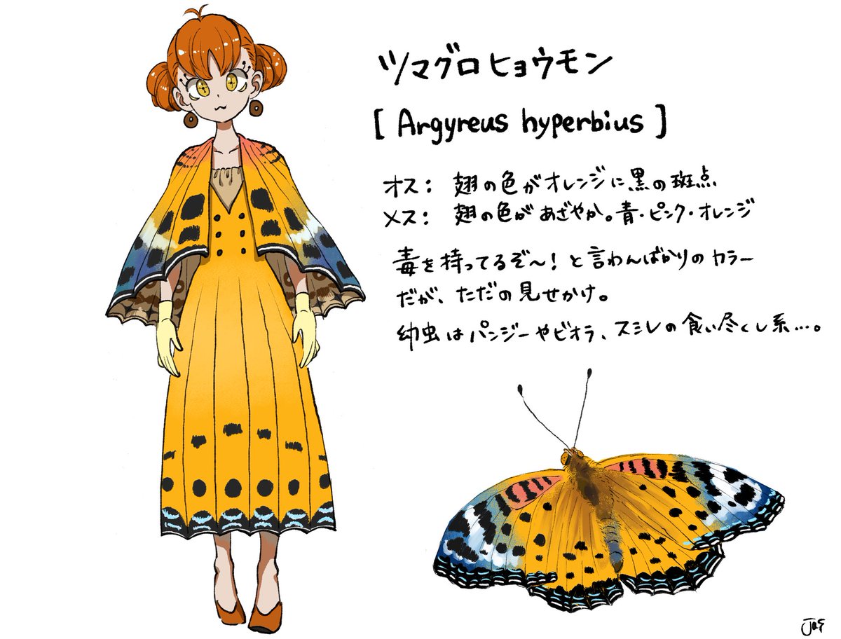 ジャス@虫擬人化 tweet media