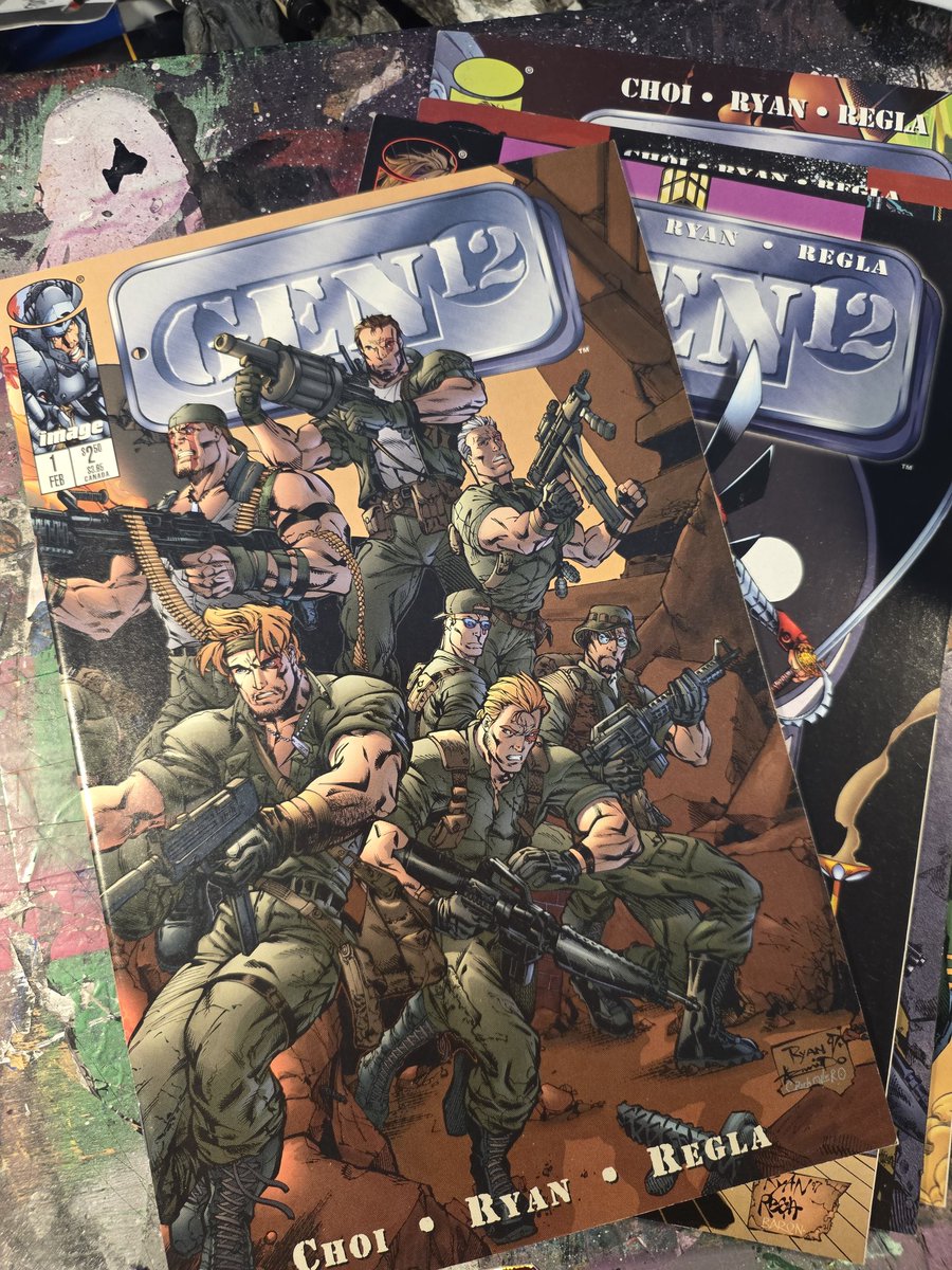 AKAPAD's tweet photo. Morning Gang ☕️
Whew what a night. Thought I'd bring in Memorial Day 🇺🇲 with the Military History of the Wildstorm Universe with the underrated retcon of Gen-12. https://t.co/DJX3JOvnrz