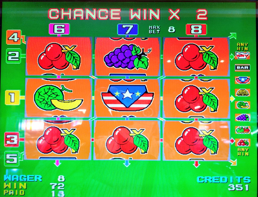 SUPERIOR DX] ANY6の画は倍加のチェリー。 2倍と3倍で1回ずつ獲得🍒