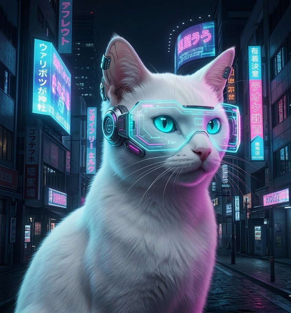 OriginsStudio33's tweet photo. Every journey has a beginning. 🌌🤖

Cyber Cat Origins #001 - "The Origin" is officially listed. The first piece of the series, featuring a clean neon-cyan cybernetic structure. 
This is where the evolution starts. 

🔹 Edition: 1/1 (Unique)

https://t.co/0vFlMBARc2

#NFT #NFTArt https://t.co/qg8WJmAmLm