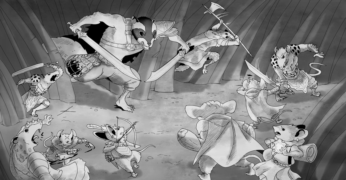 miceoflegend's tweet photo. 🐱Defeat the cats, save the world. Module M6: Back, You Big Bad Kitty! is 80% funded so far - almost there.   Lfg!

https://t.co/y9vFczmZUT 
#TTRPG #mausritter #redwall #mouseguard #ADnD #OSRIC #OSR

@Studio2Pub
@Mythmere
@Kickstarter https://t.co/Fb1OWyRhYK