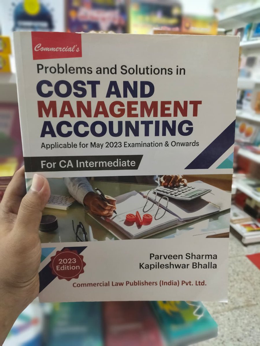 HarivuBooks's tweet photo. CA Intermediate exams won't wait. Neither should you. Problems & Solutions in Cost and Management Accounting
To buy this book click the link below
https://t.co/lizgJ09DHK
#CAIntermediate #CostAccounting #CAStudents #HarivuBooks #BooksOfInstagram #CAExam #MustHaveBooks https://t.co/5doQmNP0Fk
