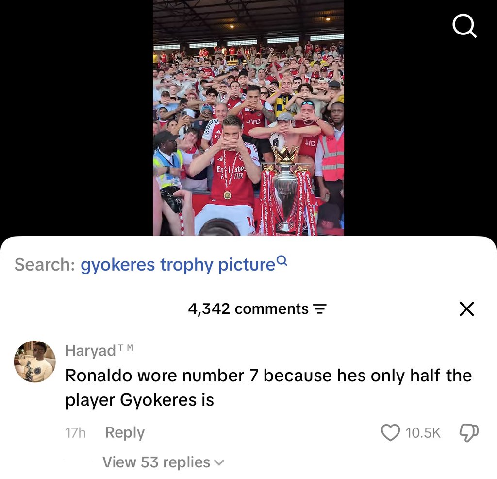 One_life12's tweet photo. Arsenal fans 🤦‍♂️ 😂 https://t.co/B5gj2pbUP5