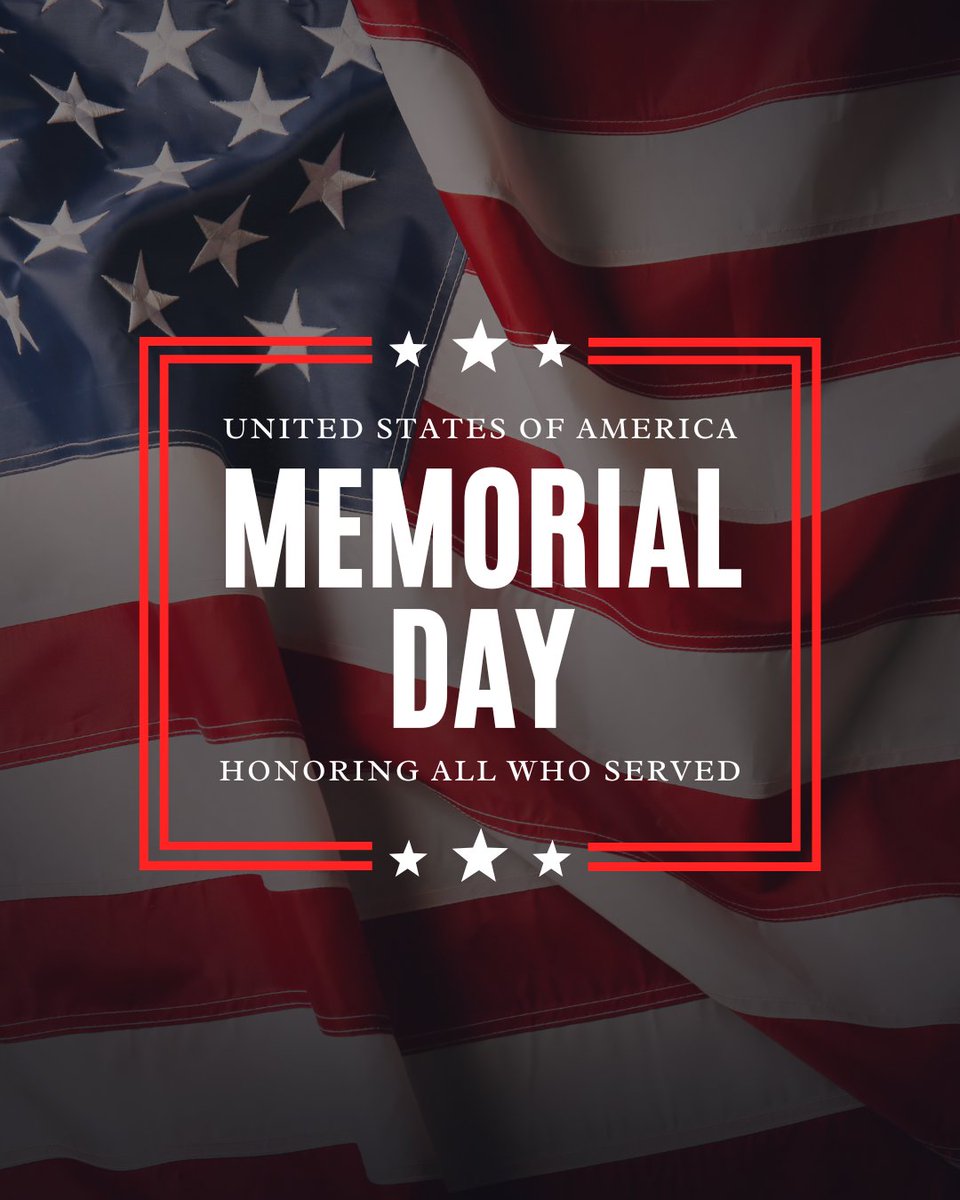 peacetalks's tweet photo. Freedom isn’t free. Today we honor the brave men and women who made the ultimate sacrifice for our country and remember the families who carry their legacy every day. ❤️🤍💙

#MemorialDay #RememberAndHonor #AmericanHeroes https://t.co/7RZIRfefDe