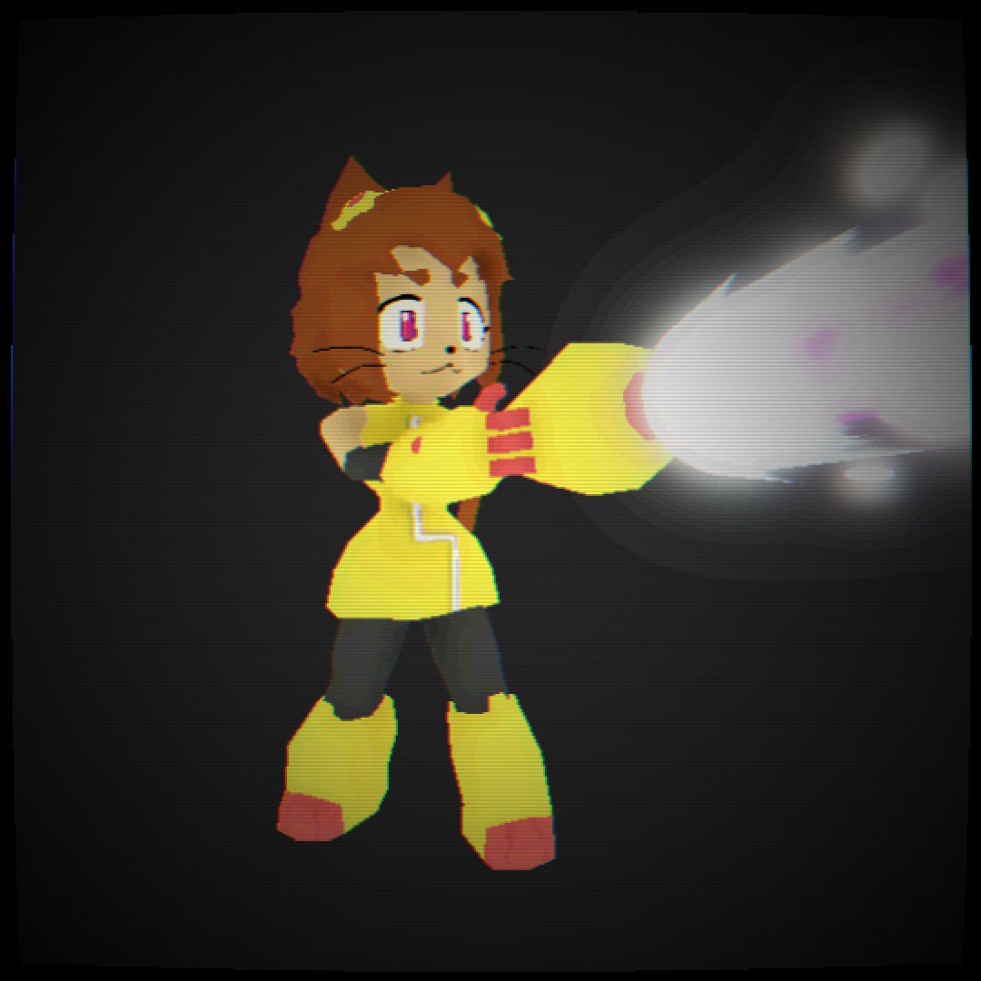 YakiCL_'s tweet photo. Kibble Star Cannon! 😼💥

#gameoverse #lowpoly https://t.co/BEg8XVtflF