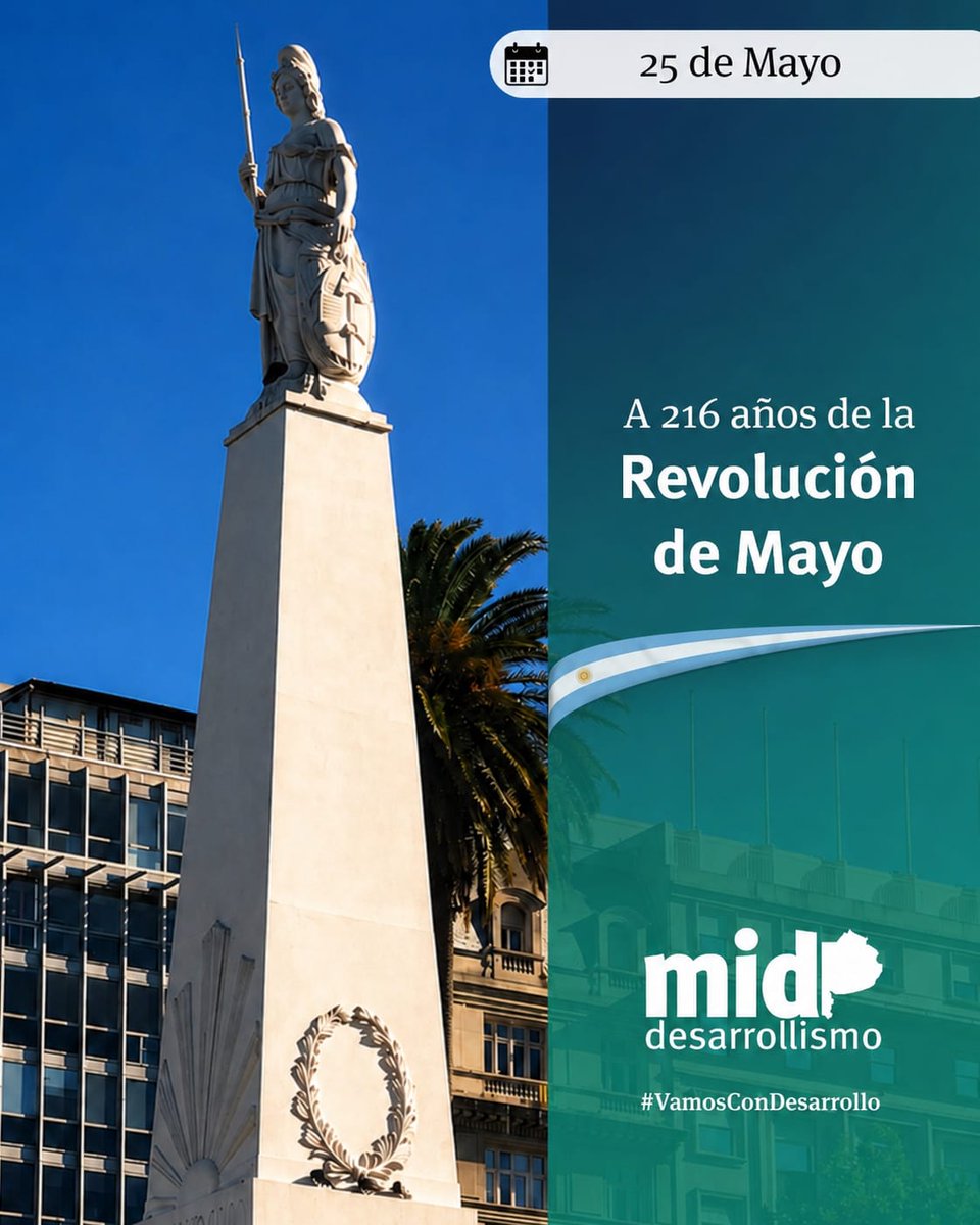 fermascetti's tweet photo. Feliz día patrio! 🇦🇷🇦🇷🇦🇷
Argentina necesita salir del estancamiento económico, social y moral. 
Tiene recursos naturales y humanos con conocimiento para lograrlo.
Que llegue pronto una revolución de Integración y Desarrollo!
🇦🇷🇦🇷🇦🇷 https://t.co/HgNSDufEvP