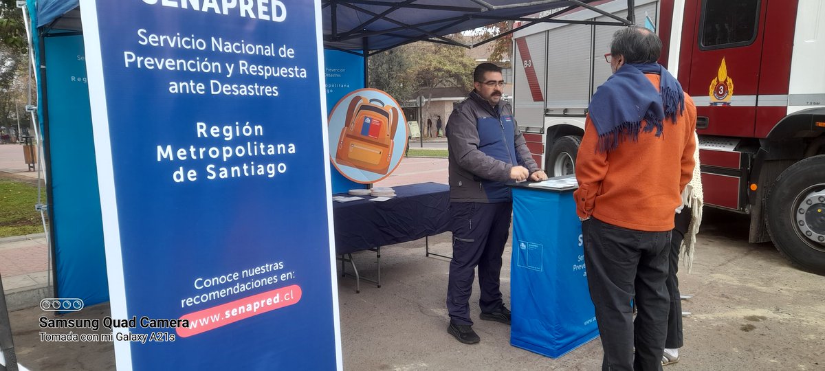 SENAPRED Región Metropolitana tweet media