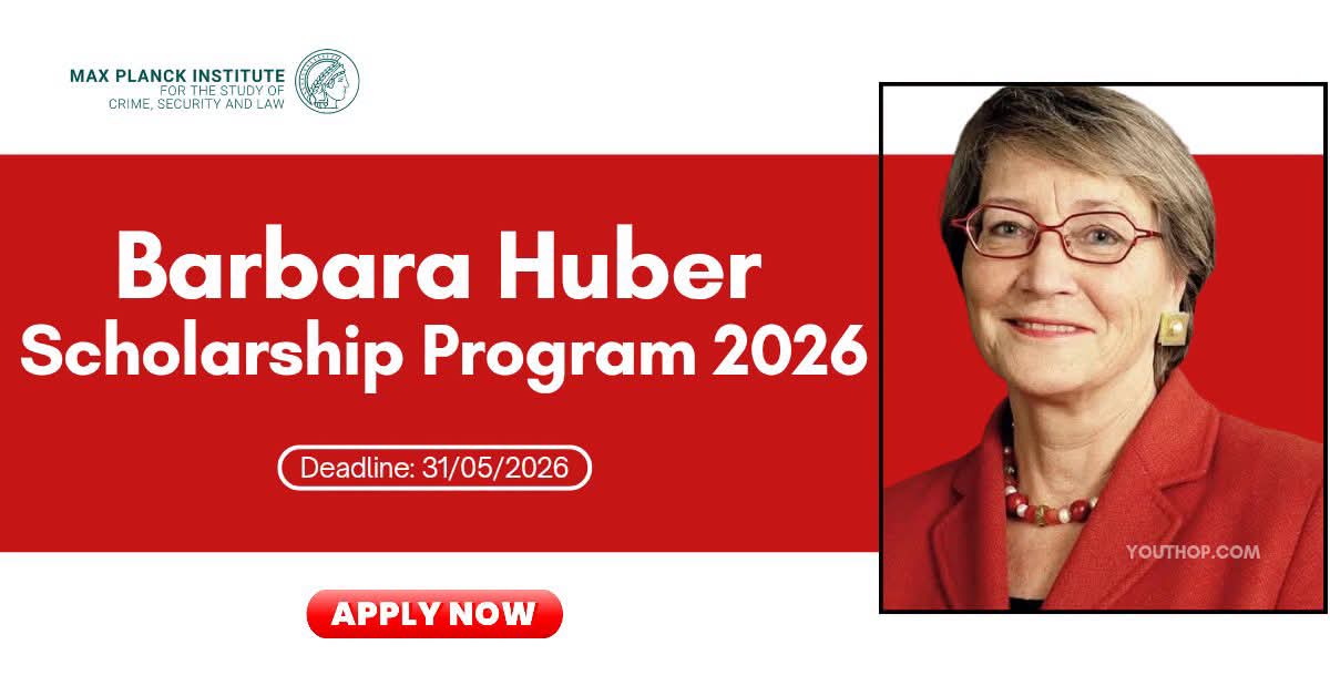 YOpportunities's tweet photo. Legal Scholars! Applications are OPEN for the Barbara Huber Scholarship 2026 at the Max Planck Institute in Germany! 🇩🇪
Tracks: Criminal Law, Public Law &amp; Criminology.
⏳ Deadline: May 31, 2026
👇 Apply here:https://t.co/ptoCYdvpP4 https://t.co/QNa6UG4ayI