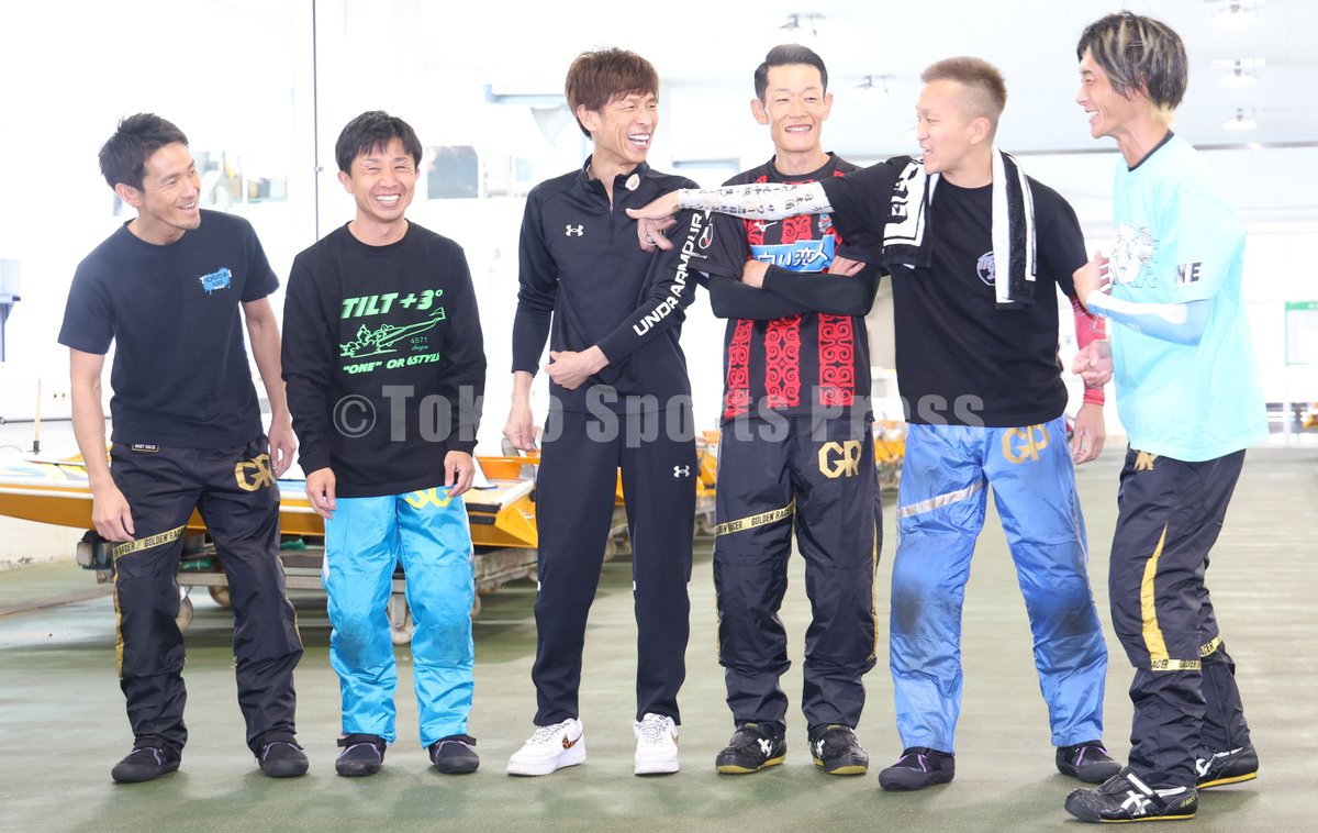 tospophoto's tweet photo. 【ボートレース】 
第５３回SGボートレースオールスター  
5/25 前検日
初日ドリーム組　
#馬場貴也 #菅章哉 #池田浩二 #茅原悠紀 #西山貴浩 #峰竜太
 #ボートレースオールスター
@tospo_boatrace https://t.co/sVkArlZKtx