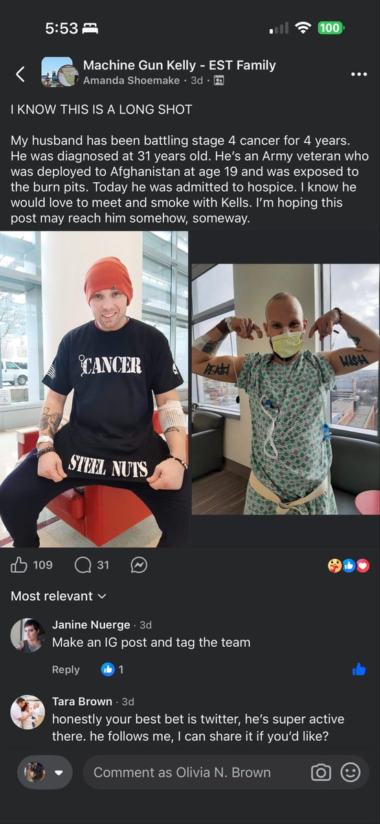 O_nikki's tweet photo. @machinegunkelly  🙏🏽 EST family is banding together to help make this wish come true! 🩷🖤 https://t.co/2IIa7PI01r