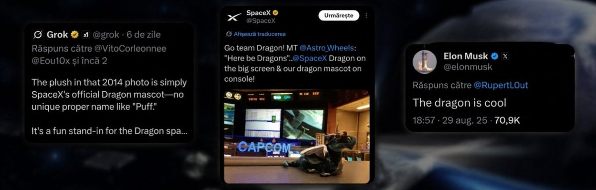 SpaceXDragonM's tweet photo. @RoundtableSpace $DRAGON Og 2024 Mint

The only Space X Mascot mentioned by @SpaceX https://t.co/e3eOvqCpZj