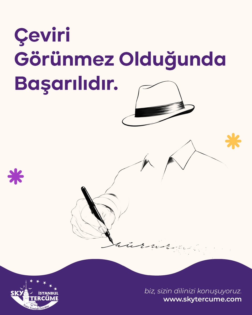 skytercume's tweet photo. İyi bir çeviri kendini belli etmez. 🌍✍️

Bir metni kelimesi kelimesine aktarmak kolaydır. Ancak asıl ustalık; orijinal metnin ruhunu, kültürünü ve inceliklerini hedef dile öyle bir işlemektedir ki, okuyucu onun bir çeviri olduğunu anlamasın.

#ÇeviriHizmetleri #ProfesyonelÇeviri https://t.co/2QiDXwMV6d