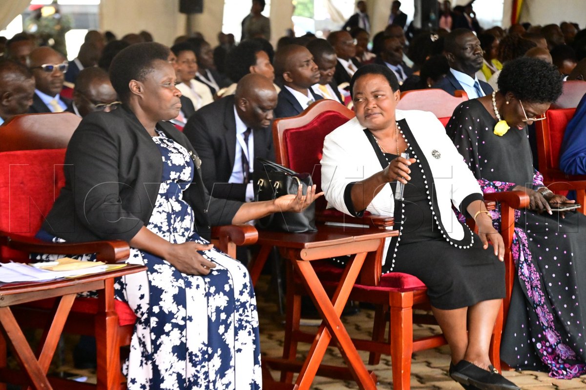 newvisionwire's tweet photo. 📸 UPDATE: One ballot has been declared invalid in the Speakership election at Kololo Ceremonial Grounds after an MP marked both Jacob Oboth-Oboth and Thomas Tayebwa on the same ballot paper.

Counting is ongoing, with votes being tallied in full view of Members of Parliament.

#12thParliamentStarts | #VisionUpdates
