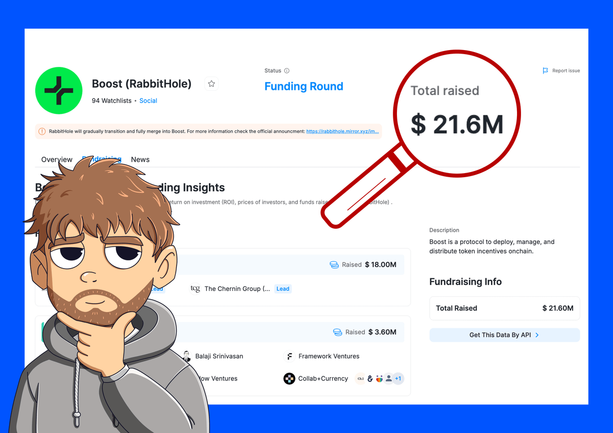 atoms_res's tweet photo. ⚡️ Boost (RabbitHole) waitlist just opened

Backed by $21.6M from Balaji Srinivasan and Electric Capital

Join early 👇

@rabbithole_gg is Boost’s app where users discover campaigns, complete tasks, and claim rewards

🔗 Join Waitlist: https://t.co/Cm62f2OxCP

Investments info: @CryptoRank_io