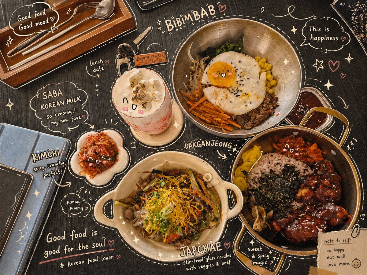 daima_yo's tweet photo. 📍 Yogyakarta

- Roka Ramen
- Sate Kambing Tjokro Gembiraloka
- Nest Coffee &amp; Donuts Uma Tilu
- SABA Korean Dining &amp; Café

20260521-20260524
[AI edit] https://t.co/rrJmMpR10b
