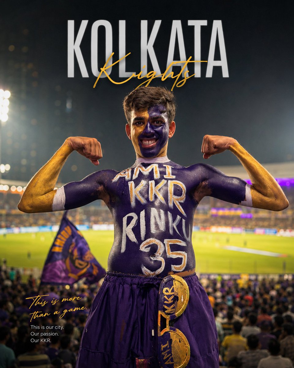 SibsankarN's tweet photo. @KKRiders “Started as a fan in the crowd,
Now people click pictures and know my name. 💜
Thank you KKR, thank you Eden Gardens,
For turning passion into identity.”
Specially thnq to @rinkusingh235 dada 💜 https://t.co/lBJ6pfN4Vc