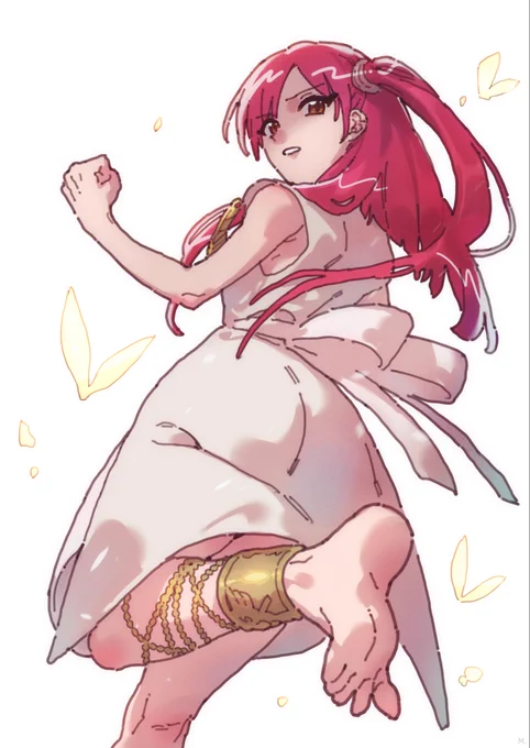 おかしいな...俺はもっと晴れやかな顔を描いていたはずなのに、いつのまにかゴミを見るようなモルジアナ #マギ