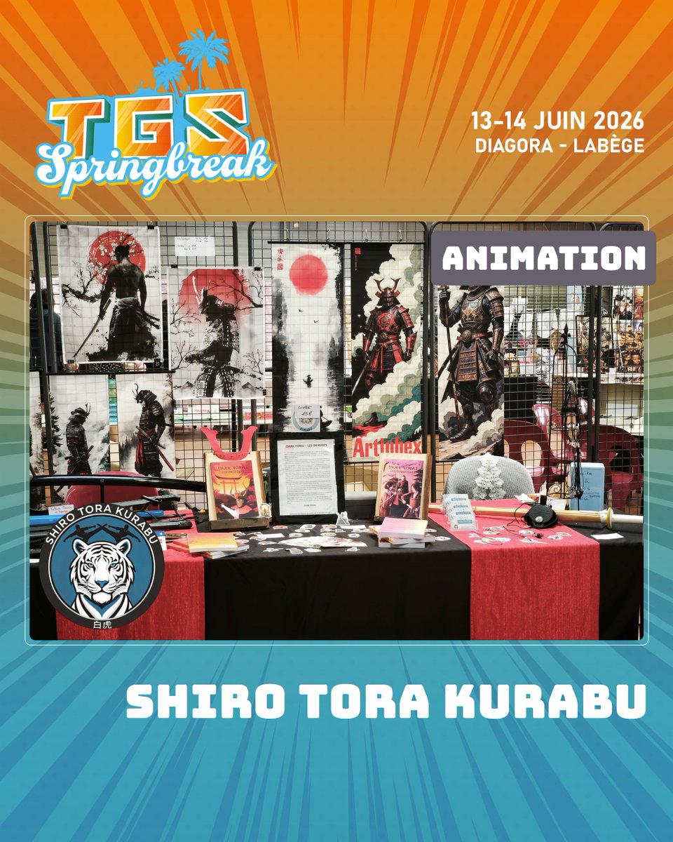 TGSevenements's tweet photo. Retrouvez les associations présentes au #TGSSpringbreak ! 🎌✨
🀄Sou-Long Mahjong
⚔️Shiro Tora Kurabu
🌸Association Shiawa
👘Wakaba
Venez profiter des animations tout le week-end !
🎟️https://t.co/odoAPrv2W7
📅13 & 14 juin 2026
📍Diagora Labège
#TGS #CultureJaponaise #Geek https://t.co/vWAZX1LhEO