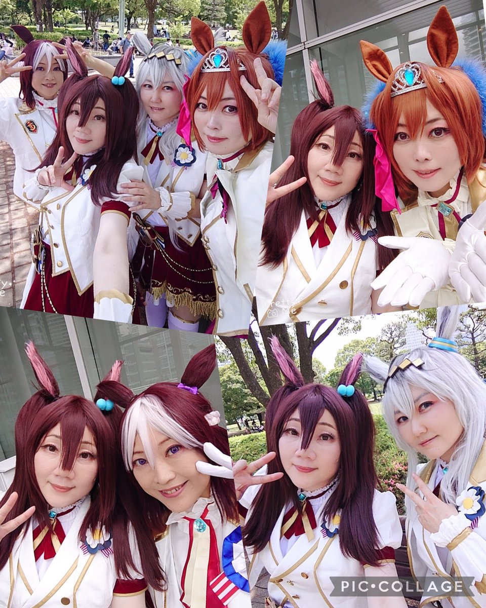 phototechnoxx's tweet photo. 昨日はパシフィコ横浜でウマ娘のステージ衣装合わせして来ましたー！🤗✨凄い久し振りに皆でパシフィコ横浜に来たので当時合わせしたコスプレの話(笑)とかもしたりとまったり出来て楽しかったです💕また遊びに来れたら良いなと✨✨ https://t.co/3GjUK3GMdq