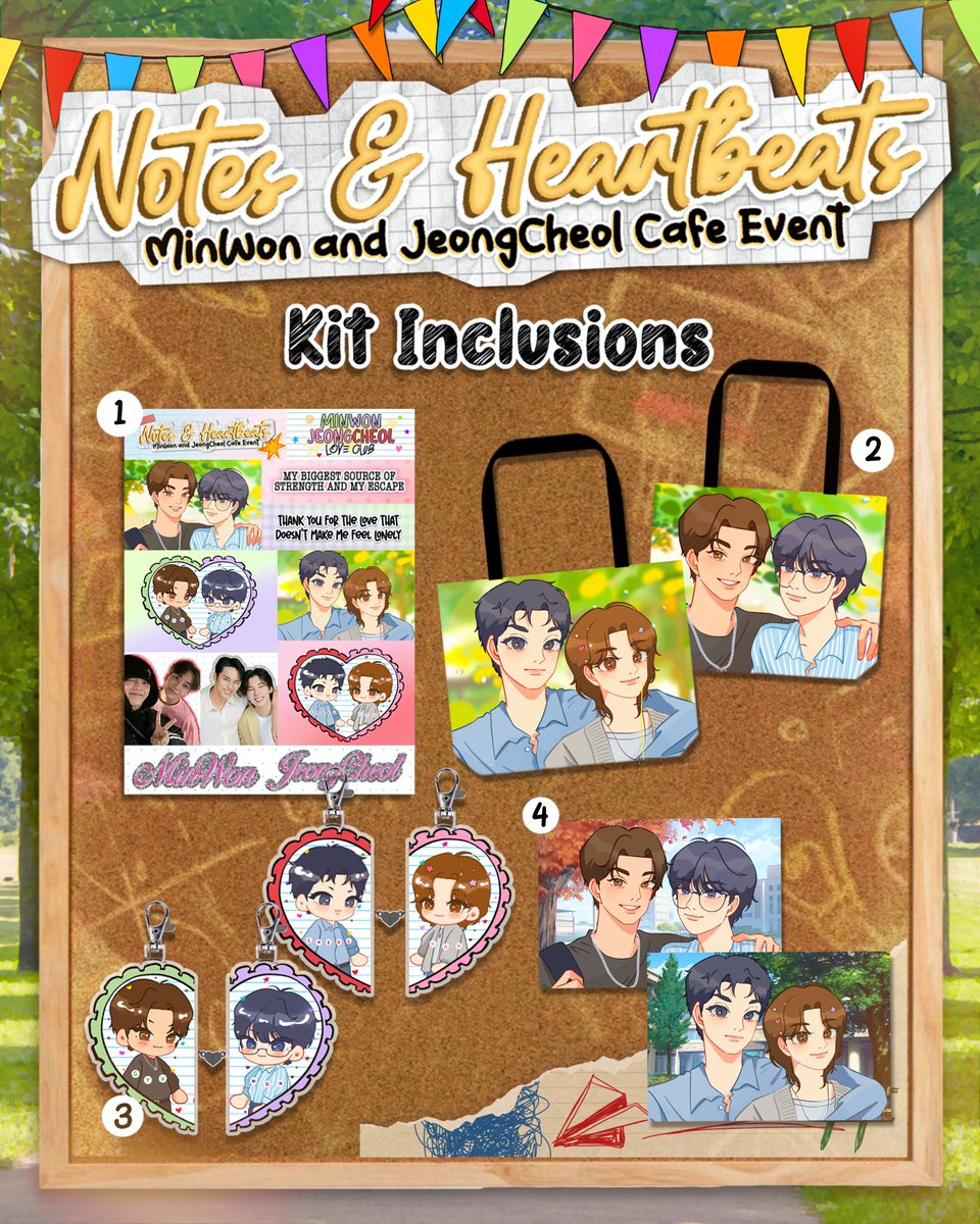 erione_woo's tweet photo. 𝐍𝐨𝐭𝐞𝐬 & 𝐇𝐞𝐚𝐫𝐭𝐛𝐞𝐚𝐭𝐬 

𝐌𝐢𝐧𝐖𝐨𝐧 𝐉𝐞𝐨𝐧𝐠𝐂𝐡𝐞𝐨𝐥 
Manila Cup Sleeve Event
07/25&26/26 – Saturday 

Kit Preview

Online kit preorder:
https://t.co/yMQXxcie1M

Still have slots for Batch 2
https://t.co/DkSS6hT6bv

#Mingyu #Wonwoo #Seungcheol #Jeonghan
#Minwon #Jeongcheol
#NotesAndHeartbeats