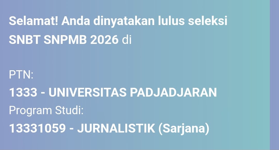 Tyes²⁶🛸 | Jurnalistik unpad tweet media