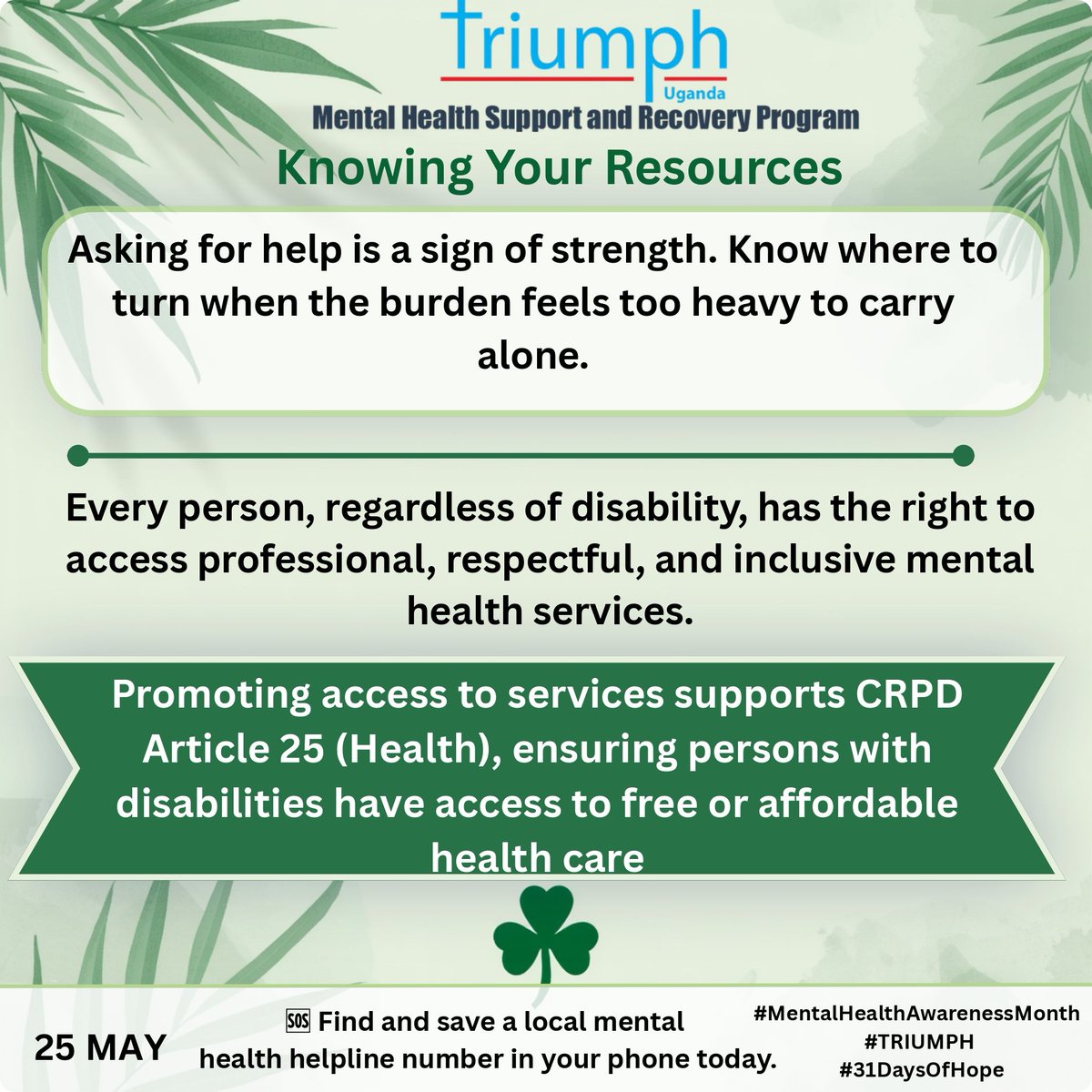 Triumph Mental Health Support (TRIUMPH) tweet media