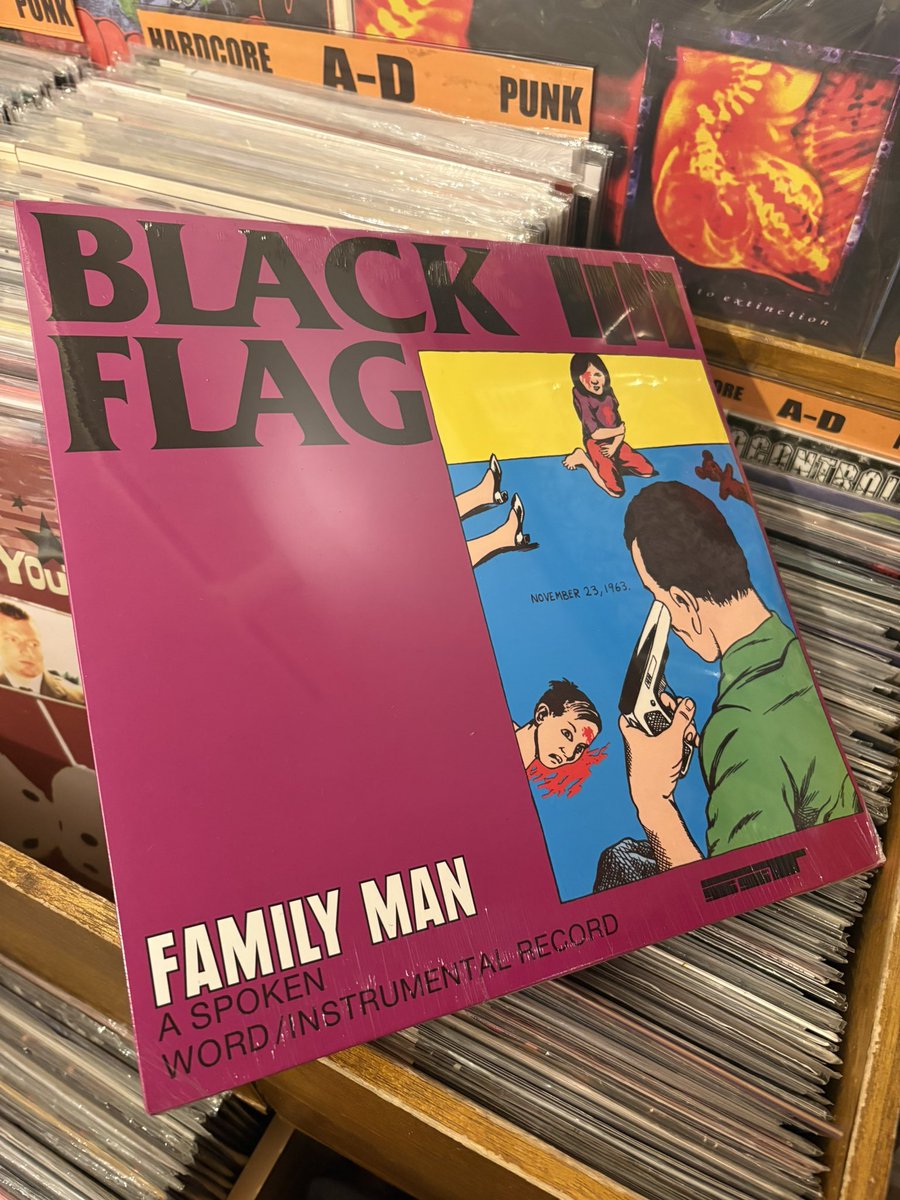 BLACK FLAGによる84年にリリースされたLP盤を久々入荷🍩 彼らの作品