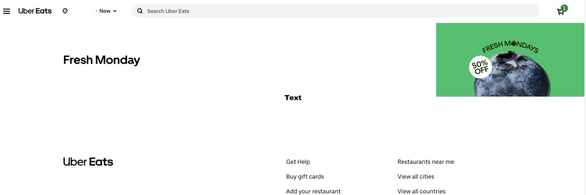 Dominic_EE's tweet photo. Does anyone else have trouble accessing Uber Mondays in the UK?  @Uber_Support can you tell my why I can not see it when I am UK based?  Is it due to gmail accounts?  Using a link from a friends email, I don't see any?  Going into groceries, I dont see the discount! https://t.co/yrw5Ncsjns