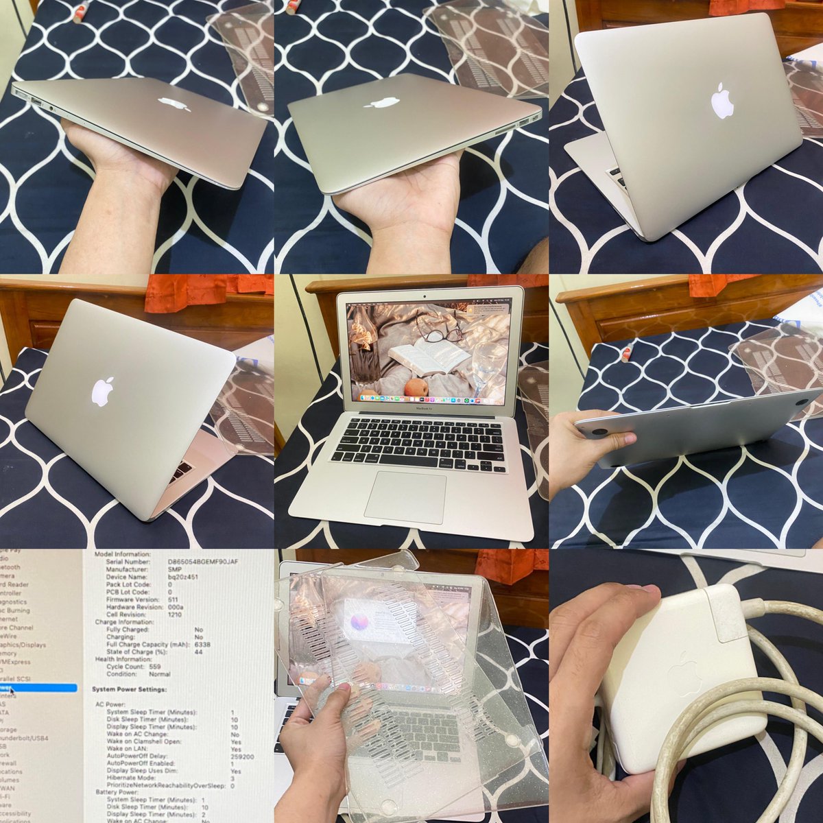 eseojoon's tweet photo. Dijual wts MacBook Air 2015 13 inch 4/128 ex iBox 

Kondisi seperti foto mulus 90% (ada lecet dipojok dikit tapi wajar, overall mulus)
No minus tinggal pakai
Layar bersih 
Cc 559 tahan sampai 6 jam 
Speaker jernih bass
Keyboard aman
Kamera jernih
no box

2.7 nego tipis, dom mlg https://t.co/aVTRV1CHDk