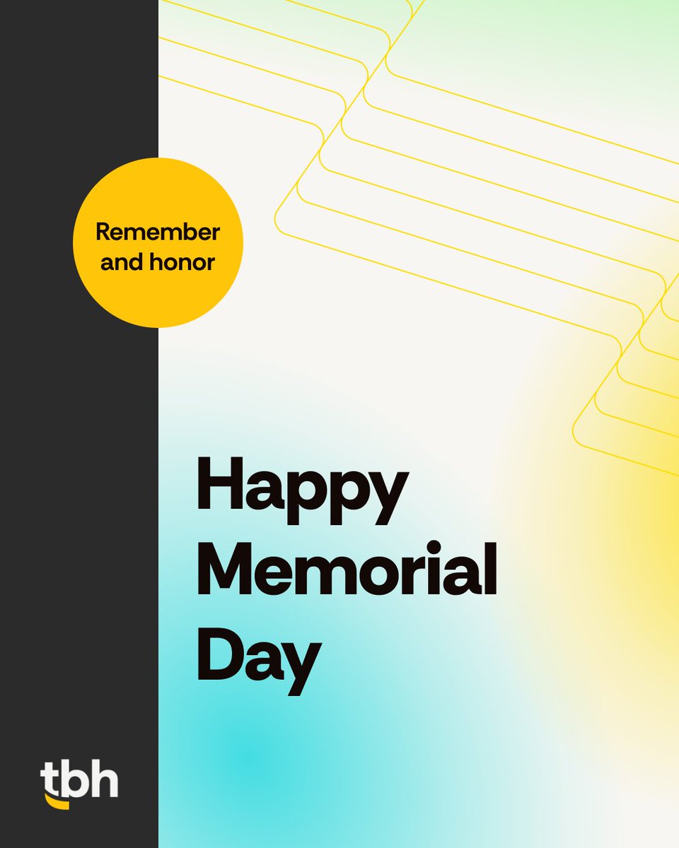 tbhcreative's tweet photo. Our office is closed today for Memorial Day. We will reopen on Tuesday, May 29. https://t.co/kbckTcYz5v