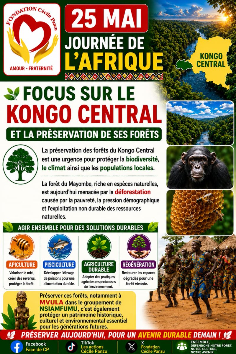 BeniDianze68913's tweet photo. soutient la Journée internationale de l’Afrique et réaffirme son engagement pour une Afrique unie, forte et tournée vers le développement.@ACEPAKongo
@YanikaPanzu
@DeniseNyakeru @MinCap_RDC @Presidence_RDC @GraceBilolo @fonibwatshia @nntumbab1 @AssembleeNatRDC @FondationLONA_ https://t.co/P3amYYPboW