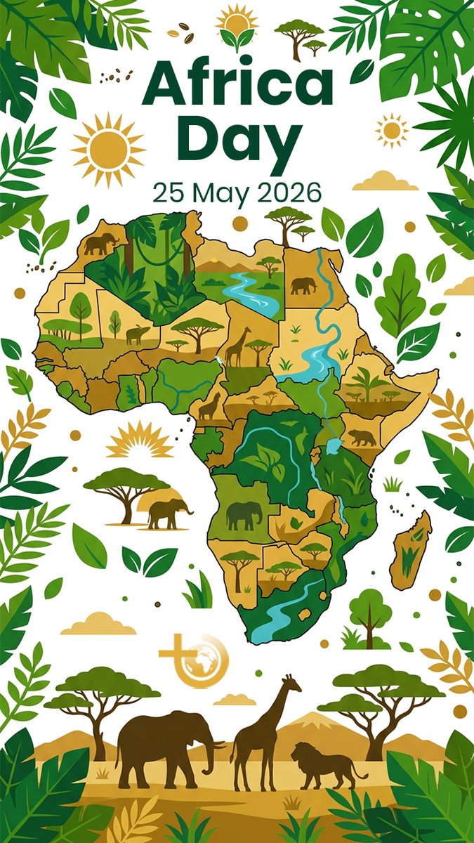 Tiredearth's tweet photo. Today, on Africa Day, more than just a date is being celebrated. It is the unity, resilience, and infinite richness of the continent that are being honored.
From the Atlantic to the Indian Ocean, cultures, histories, and dreams bring people together. Africa is not simply rising… it is awakening.

#TiredEarth #AfricaDay