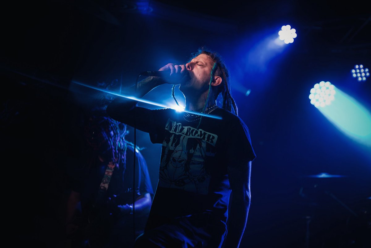AllThisFilth's tweet photo. Friday night lights…..Can’t wait to do this again #groovemetal #industrialmetal #livemusic #metal #australianmetal https://t.co/fbmxOc2E23