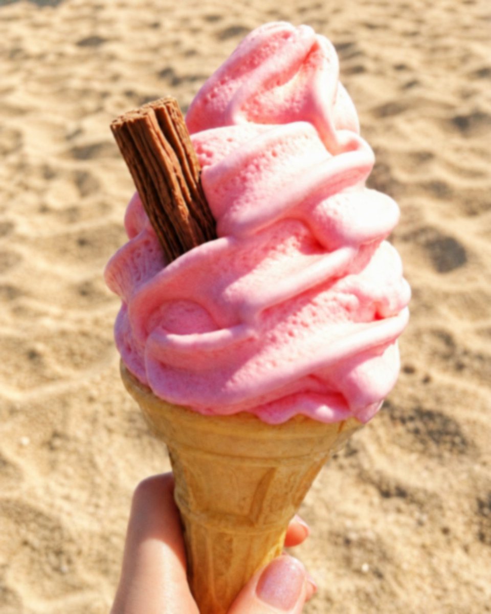 Sazzyness's tweet photo. Ice cream always tastes better at the beach 😋 https://t.co/zSDjnmWrvr