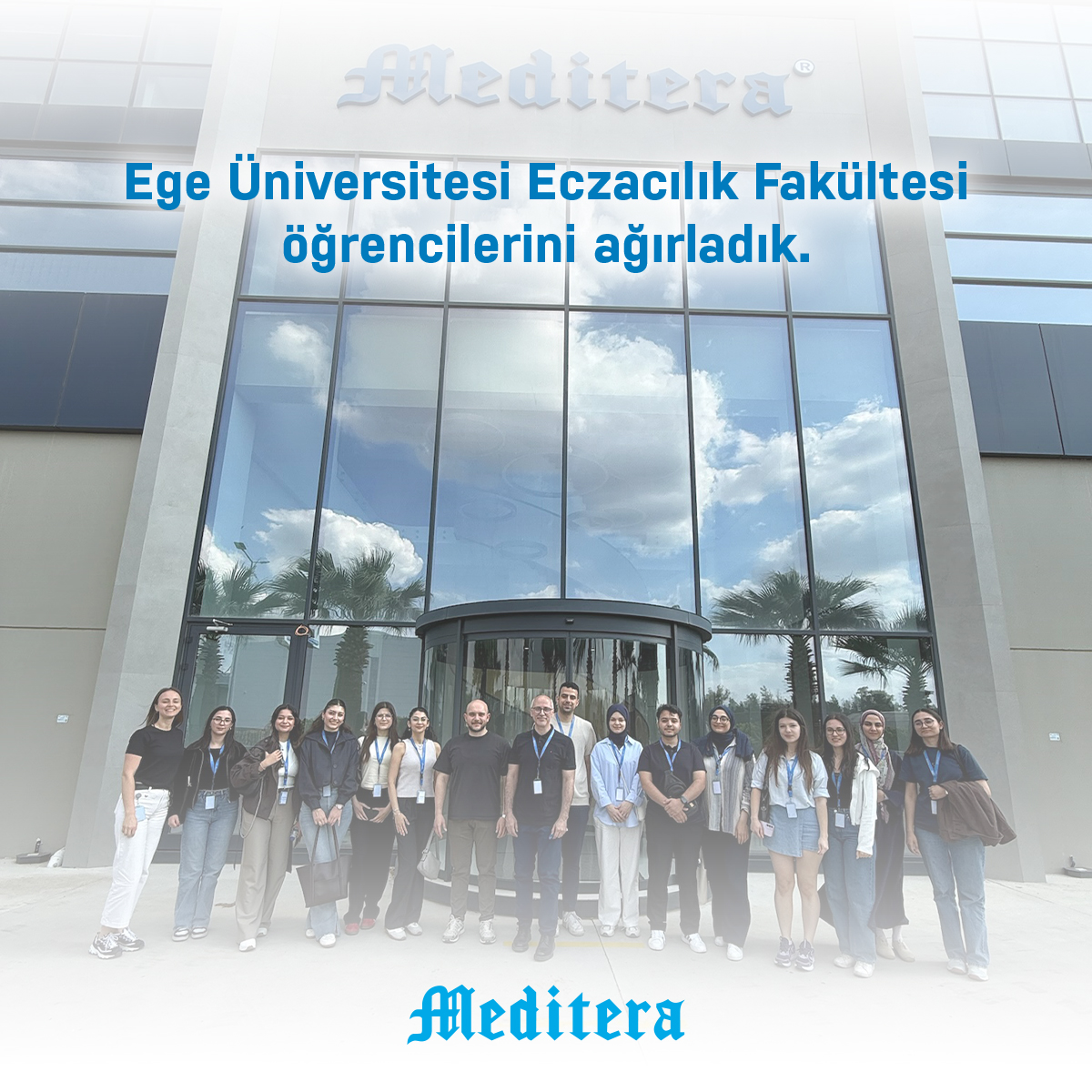 MediteraHealth's tweet photo. Ege Üniversitesi Eczacılık Fakültesi öğrencilerini ağırladık.
Geleceğin profesyonelleri, üretim süreçlerimizi ve çalışma kültürümüzü daha yakından tanımak için departmanlarımızla bir araya gelerek uzman ekiplerimizden bilgilendirici sunumlar dinledi. https://t.co/fqdeZV57lk