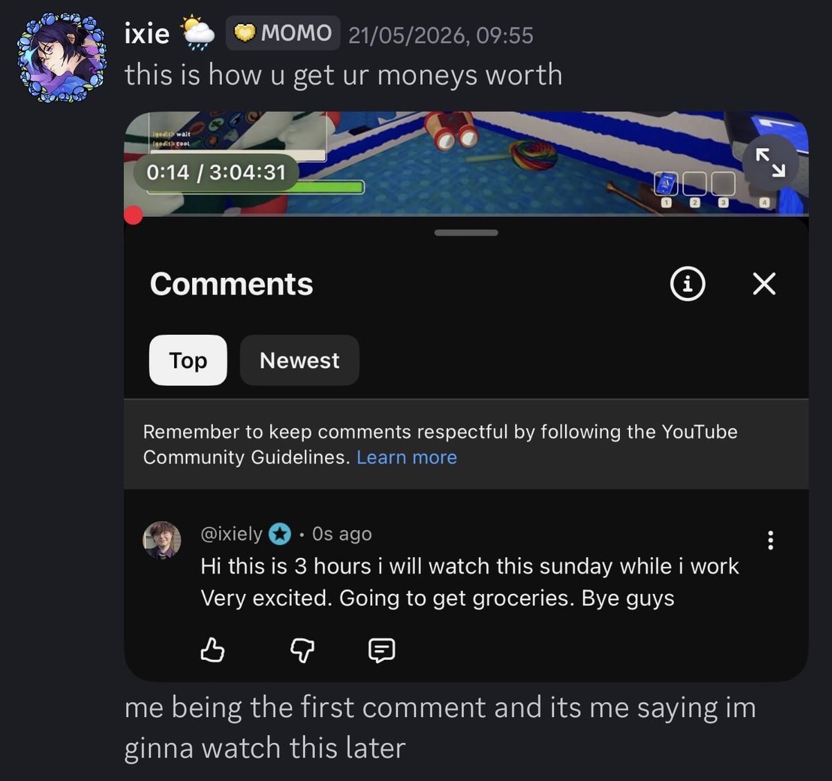 ixiely's tweet photo. whats even the point in spending my money. this is what happens when i give. so ungrateful.
No i did not watch the 3 hour member video. Not yet https://t.co/zyP3R4muAM