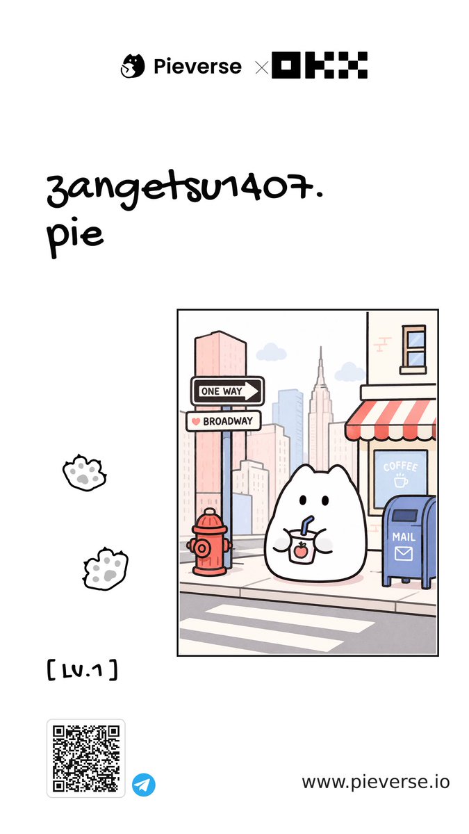 zangetsuMMT's tweet photo. Meet zangetsu1407.pie — my onchain agent on @pieverse_io.
Wallet, skills, deployed in Telegram. Took about 60 seconds.
https://t.co/gNmCq13cfM
@pieverse_io @pieverse_agent0 #PurrfectOnchain https://t.co/67RH13sJEC