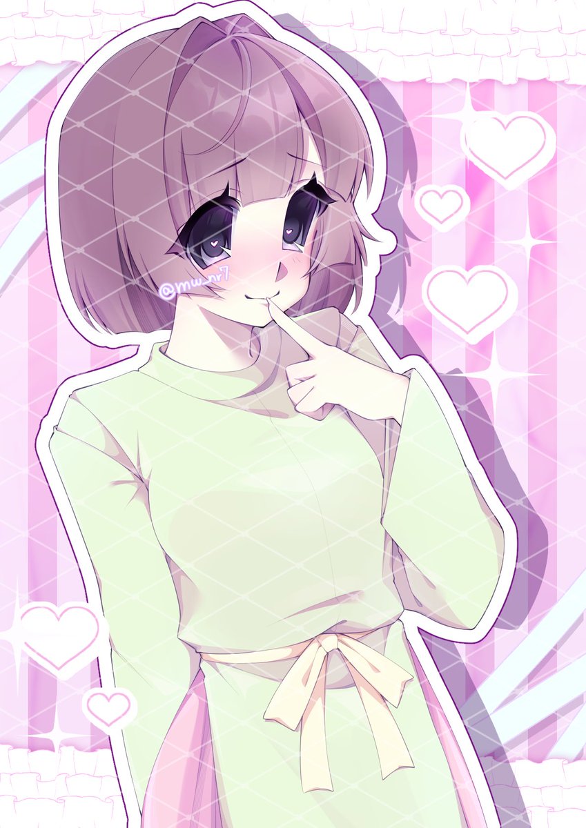 mw_nr7's tweet photo. 描き合いでした️💌🍒

#illustration #描き合い https://t.co/t4LVpWhRsu