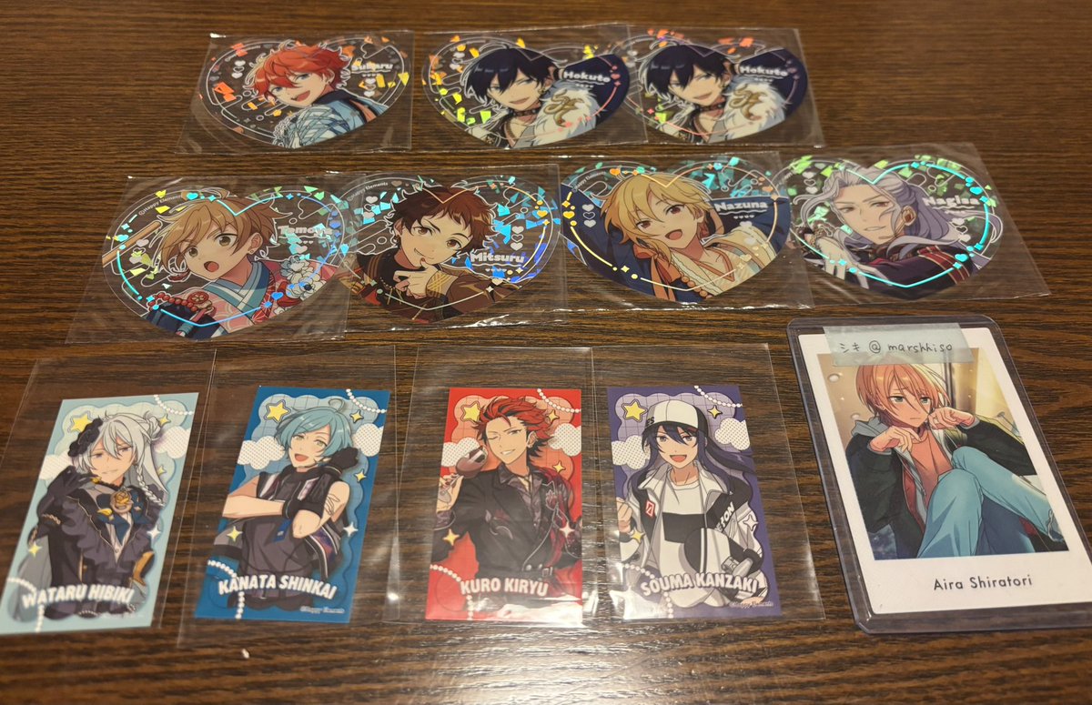 marshhiso's tweet photo. 【交換】 あんスタ ラブレッツ LOVELETS 
　　　ぴくりあ シール

譲)画像参照

求)ぴくりあ→マヨイ1  藍良♾️
　ラブレッツ→藍良

郵送のみ
お気軽にお声掛け下さい https://t.co/FqMRHSijwI