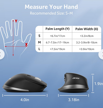 TechFocus002's tweet photo. 🖱️  Mouse ✨
✅ Side Scroll + 8 Buttons 📜 – 4800 DPI for precision 🎯
✅ BT5.2 + 2.4GHz Dual Mode 🔁 – Switch devices seamlessly 💻
✅ Medium-to-Large Hands Comfort 🖐️ – Perfect for office &amp; PC/Mac 🏢🍏
Work smarter, scroll smoother! 🚀
 #WirelessMouse #FollowForFollow #GoodFind https://t.co/OiZpgz1n0x