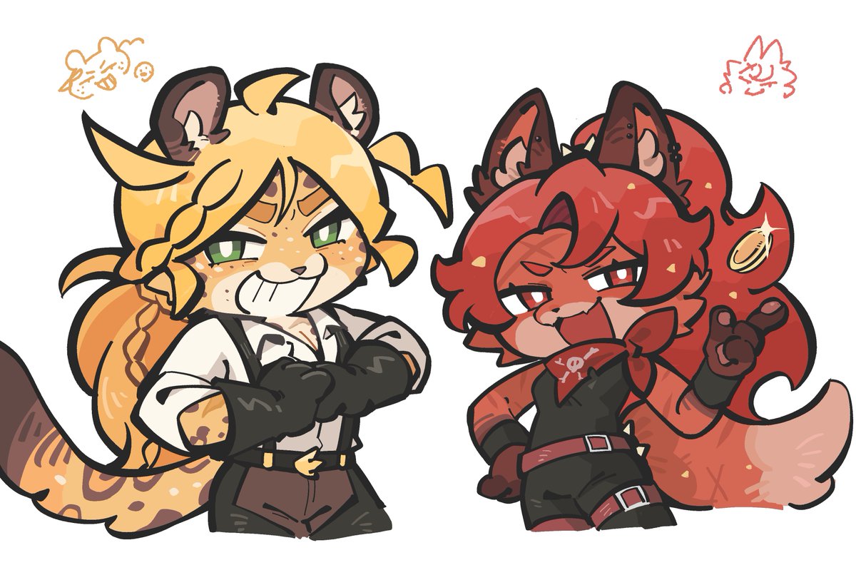 sugaraxolotl2's tweet photo. 🐆🦊 https://t.co/yASIlFpVLe