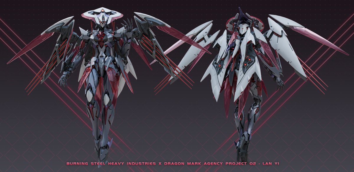 XiaoTcom's tweet photo. 龍紋鏢局の第二機体——「嵐翼」の情報が公開されました！
 機甲種類：知魂級（AS-Class）
 機体番号：DP-H02
 所属組織：龍紋鏢局
 製造企業：熾鋼重工
戦闘ポジション：「機動射手」、主に中遠距離の精密射撃、遠距離火力の誘導、潜伏および偵察などの任務を遂行します。
#plastickit #plamo #mecha https://t.co/2V08OjuuP5