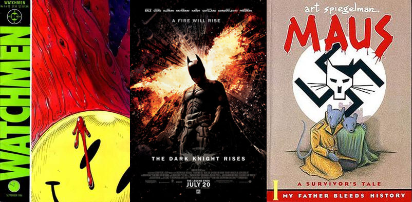 yarnsaga's tweet photo. 1986 was the year comics stopped being "for kids."

Three books came out within months of each other. Each one took the medium somewhere it had never been allowed to go.

Watchmen. The Dark Knight Returns. Maus.

This is how comics became literature. 🧵 https://t.co/8BT0Hjbezq