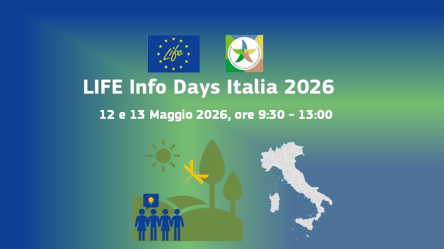 LIFEprogrammeIT's tweet photo. LIFE Info Days Italia 2026 (12 e 13 maggio 2026)
Sono disponibili le presentazioni alla pagina dedicata sul sito web del @MASE_IT  al seguente link https://t.co/YfDFi5NjEk

#LIFEprogramme #LIFEproject https://t.co/he9G2V79WB