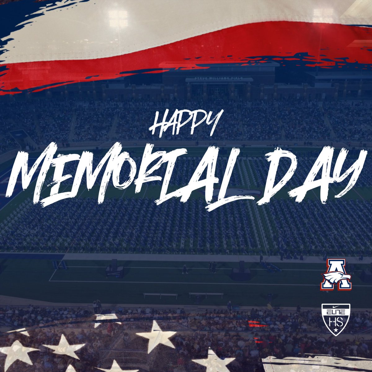 alleneaglesfb's tweet photo. Eagle Nation! 🅰️🆙🦅

Today, we honor and remember the brave men and women who gave their lives for this country and the freedoms we often take for granted. 🇺🇸

Be safe, enjoy time with family &amp; eat a lot of BBQ! 🔥

#BTB | @usnikefootball | #MemorialDay https://t.co/tfR8IxPs5T