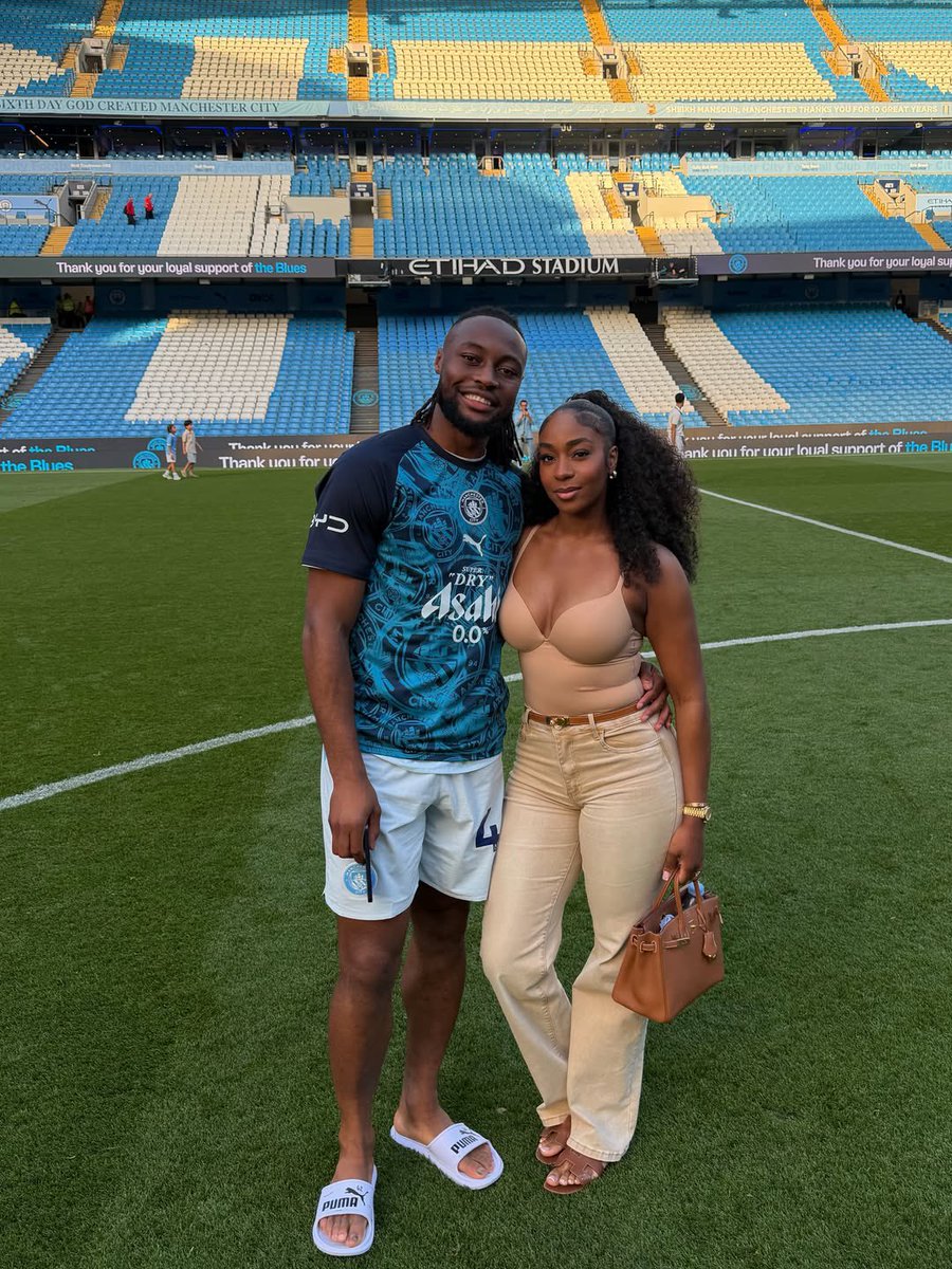 AthleteVanity's tweet photo. Antoine Semenyo and his fiancée, Jordeen 🥹❤️ https://t.co/9SSpyrNs6o