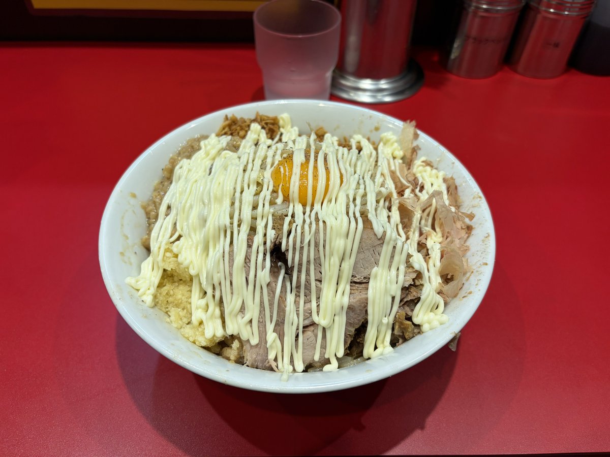 ManyOfMany's tweet photo. つづき大汁無しニンニクアブラマシマヨマシ
昼食いそびれてた体に効く https://t.co/FbGlbuTAJY